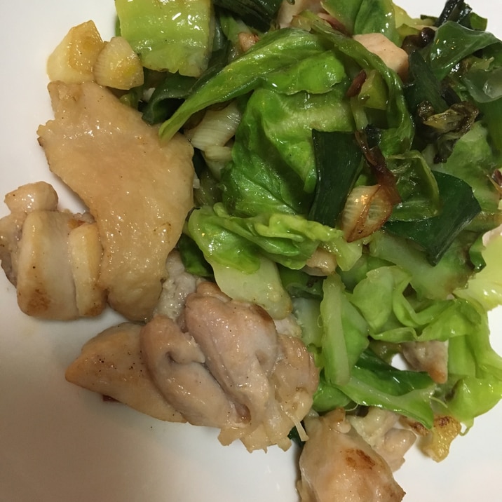 鶏肉の野菜炒め